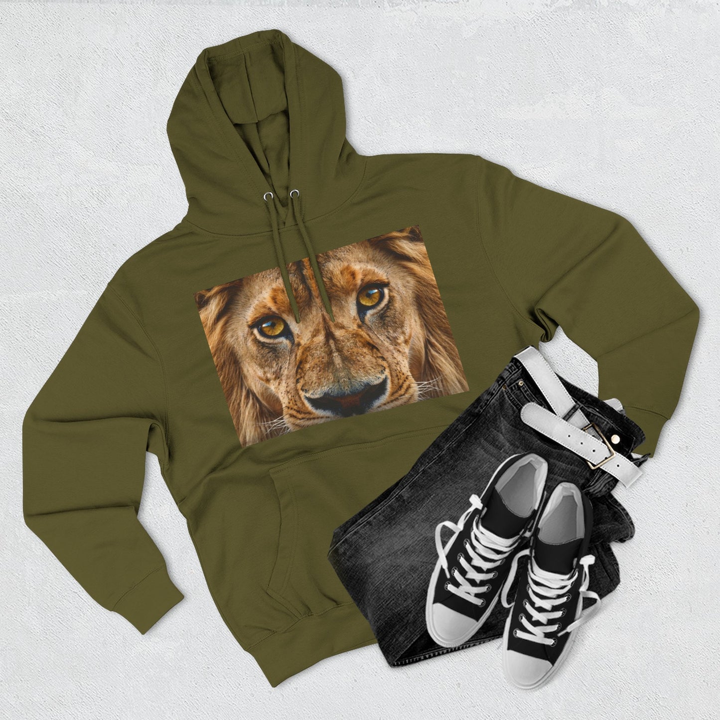 LION EYES FULL FACE – Hoodie