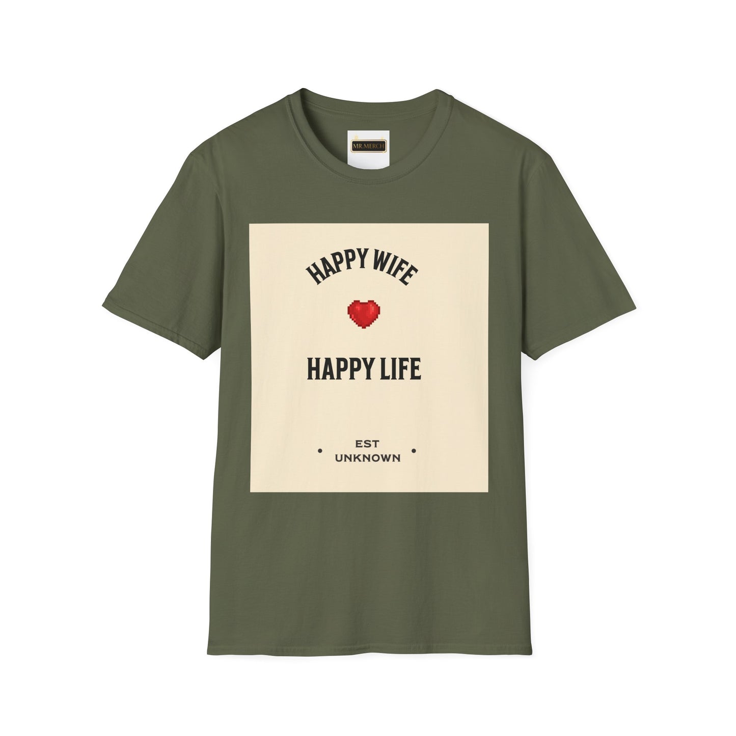 HAPPY WIFE / HAPPY LIFE  (T-SHIRT)