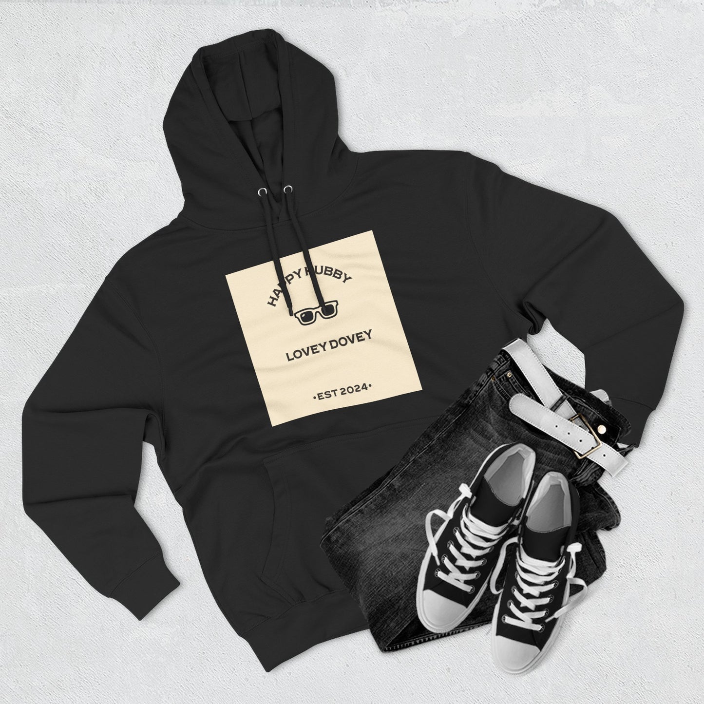 HAPPY HUBBY..... LOVEY DOVEY – Hoodie