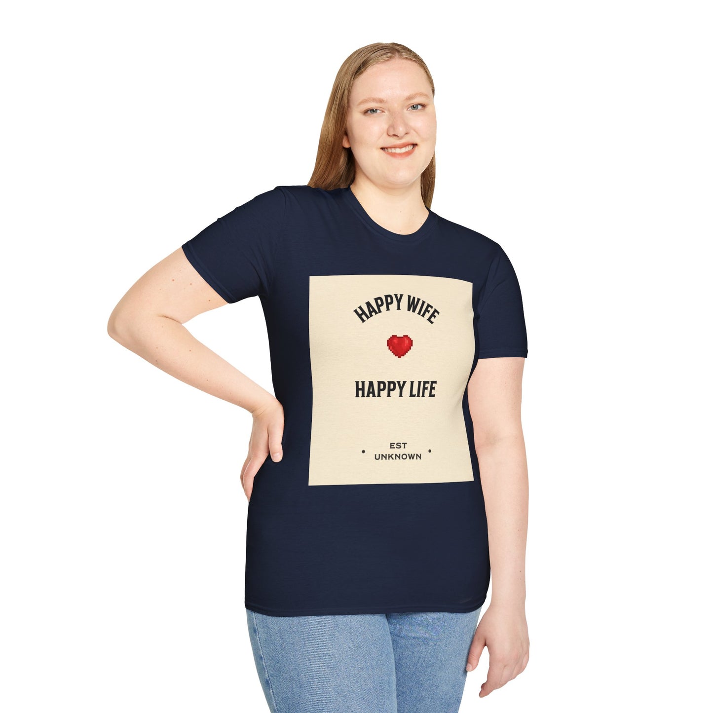 HAPPY WIFE / HAPPY LIFE  (T-SHIRT)