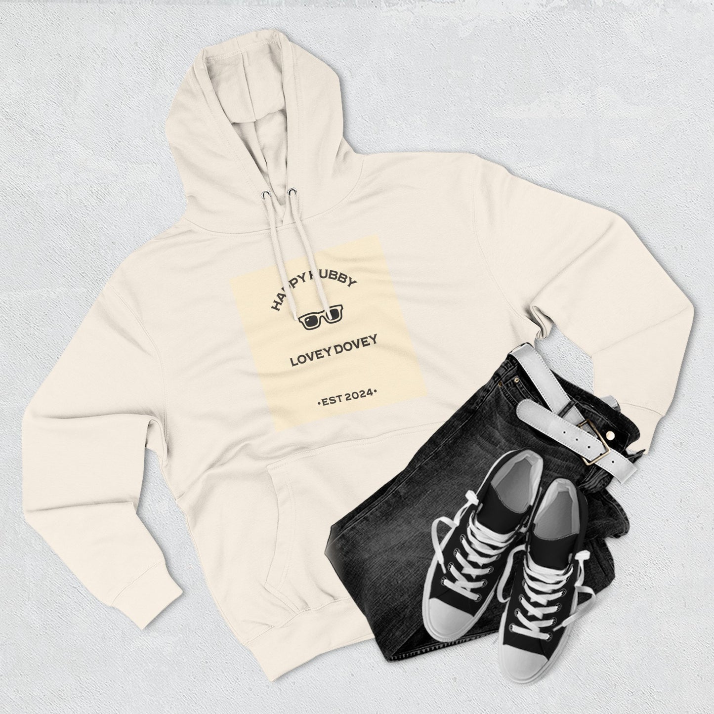 HAPPY HUBBY..... LOVEY DOVEY – Hoodie