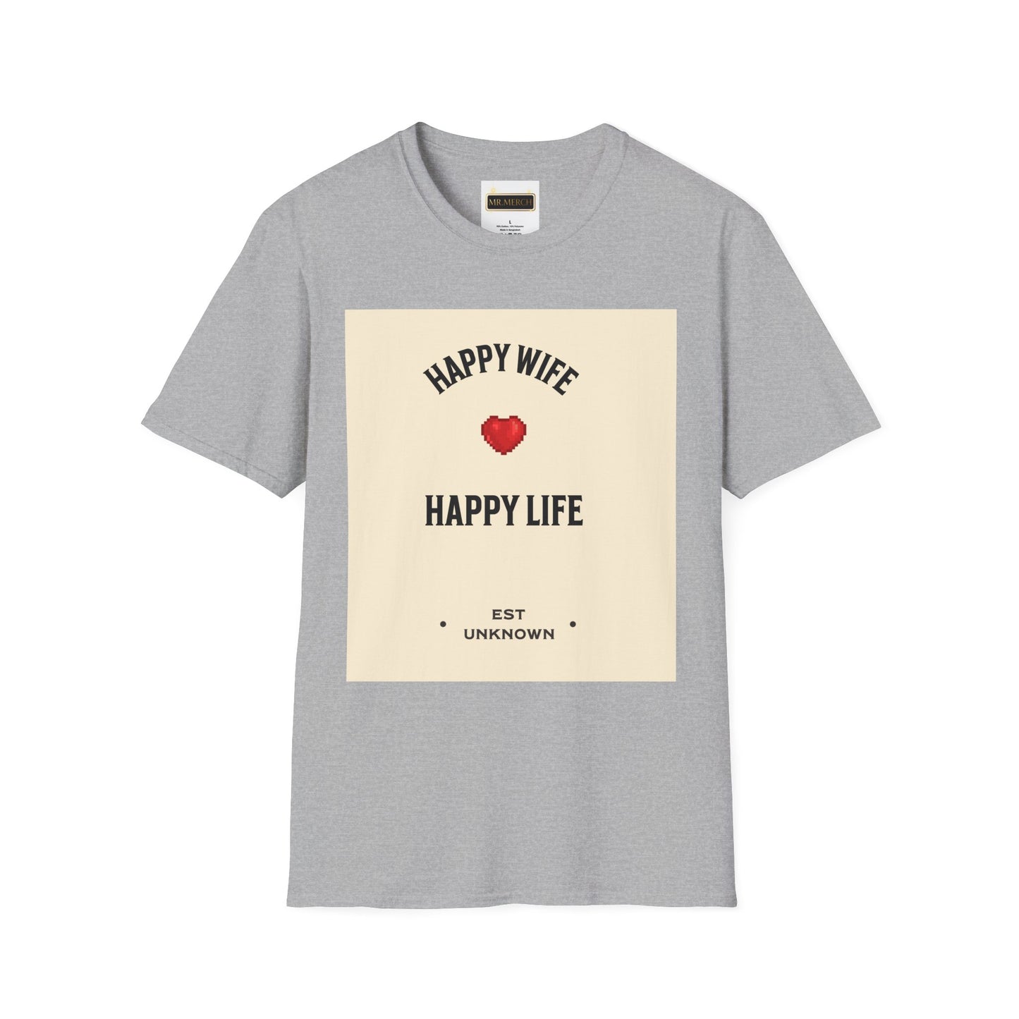 HAPPY WIFE / HAPPY LIFE  (T-SHIRT)