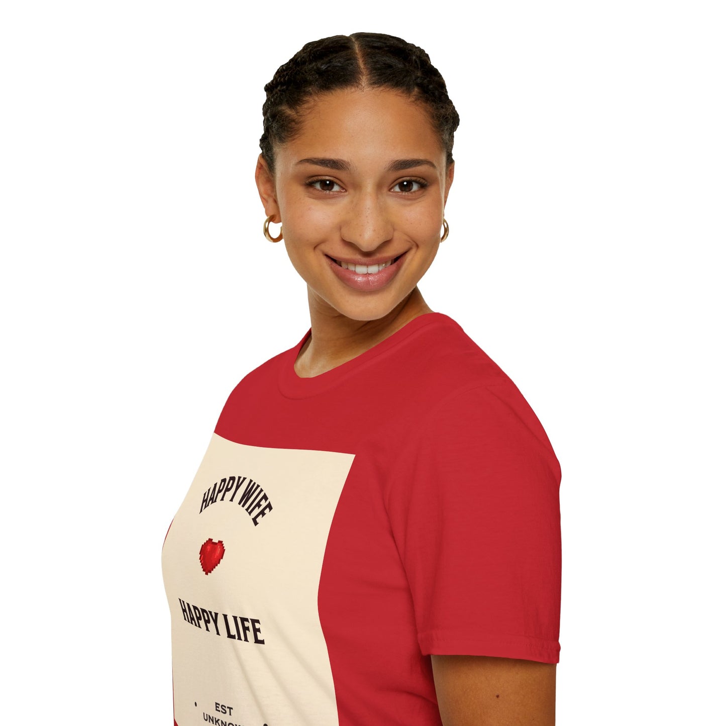 HAPPY WIFE / HAPPY LIFE  (T-SHIRT)