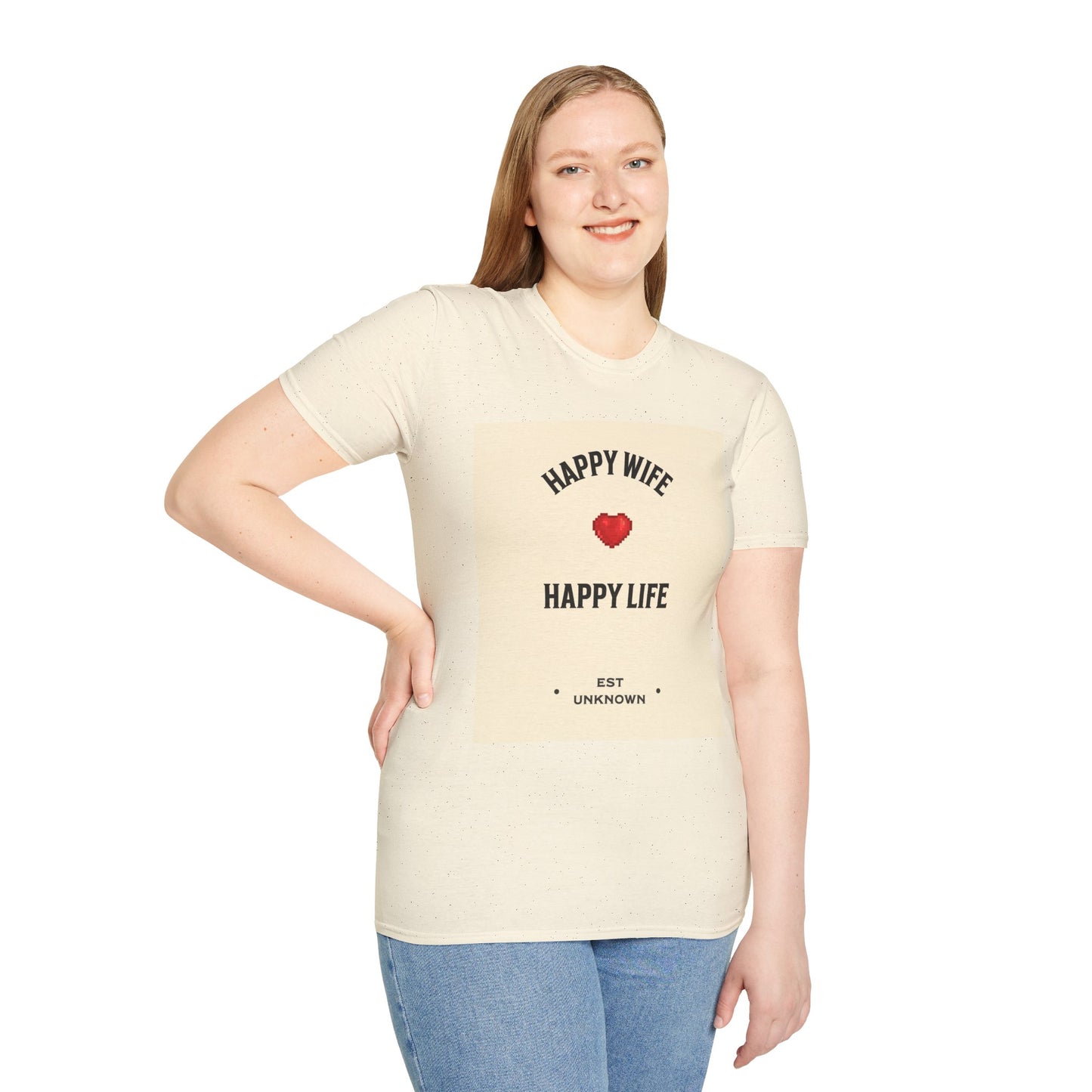 HAPPY WIFE / HAPPY LIFE  (T-SHIRT)