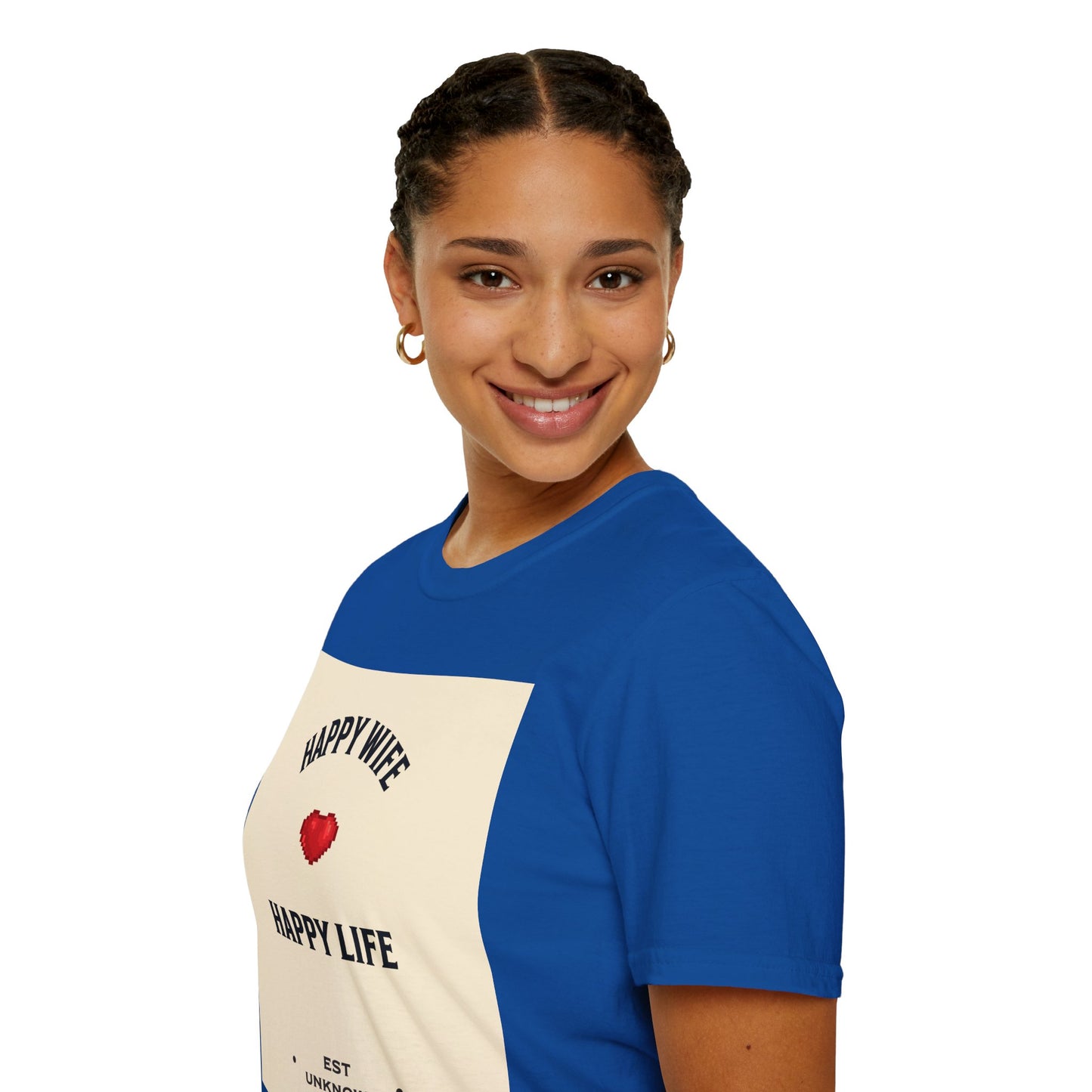 HAPPY WIFE / HAPPY LIFE  (T-SHIRT)