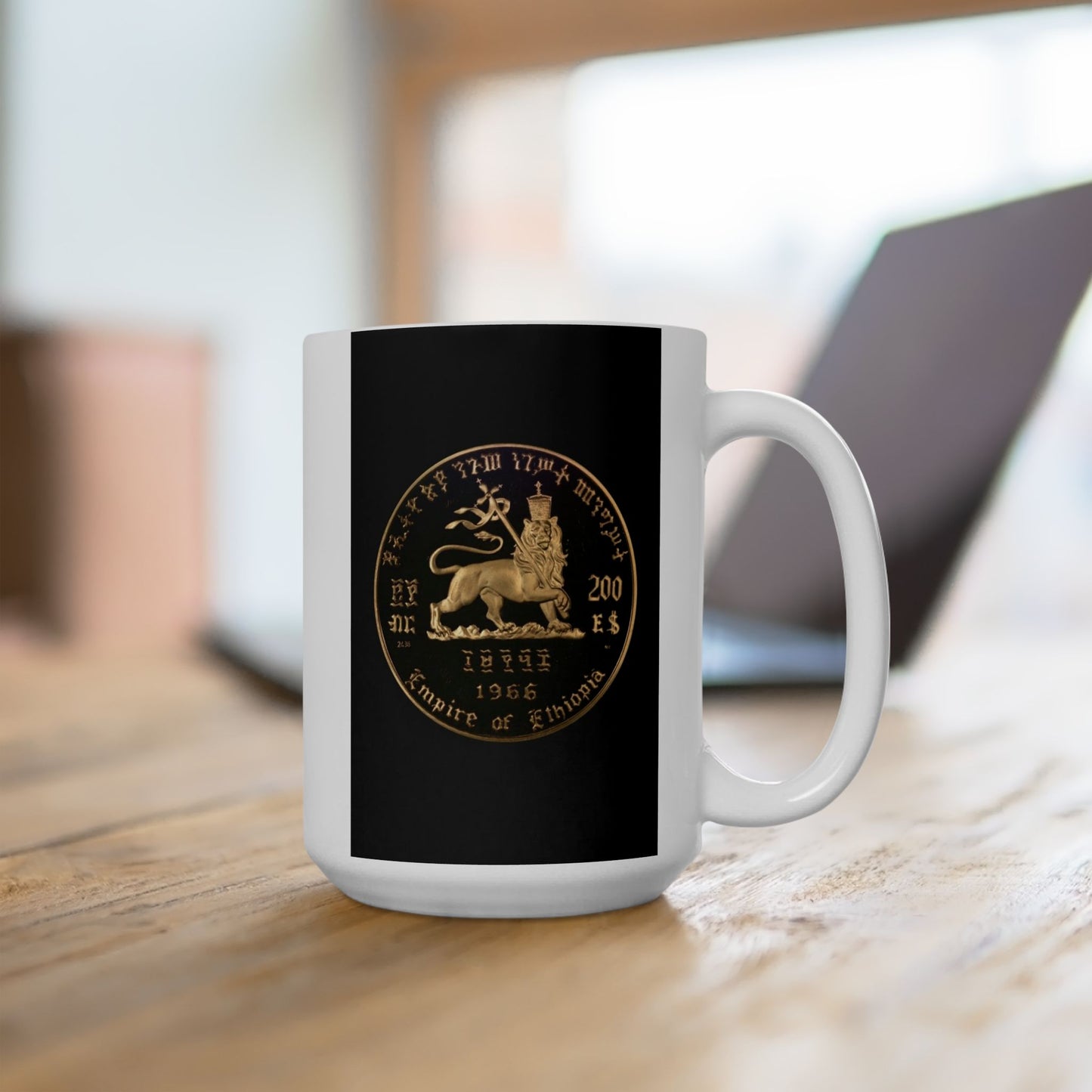 "LION OF JUDAH SEAL"  COFFEE MUG (15oz)