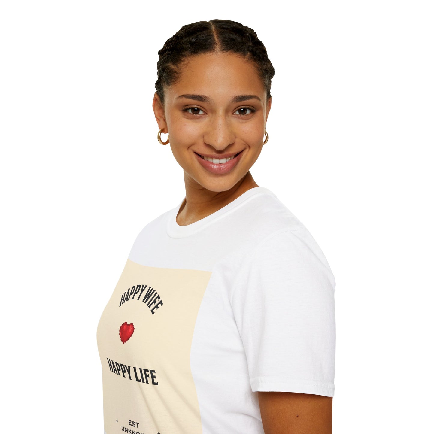 HAPPY WIFE / HAPPY LIFE  (T-SHIRT)
