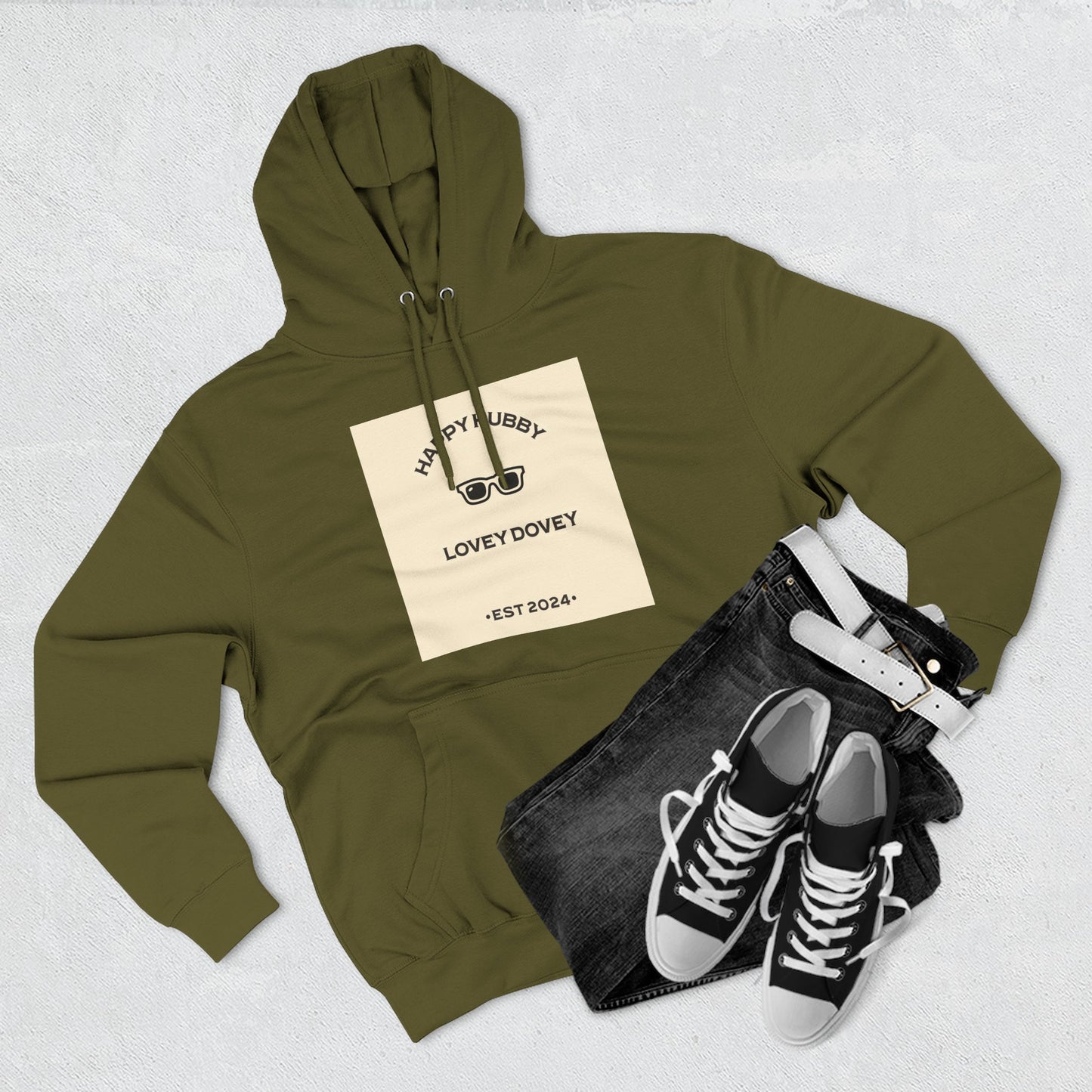 HAPPY HUBBY..... LOVEY DOVEY – Hoodie