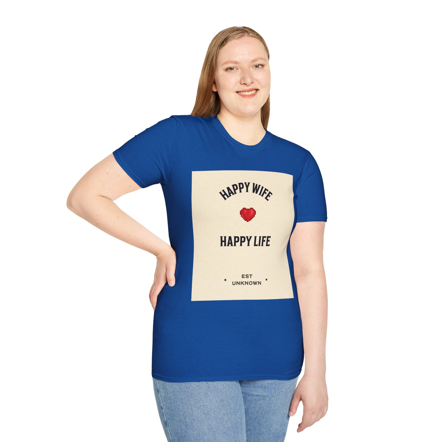 HAPPY WIFE / HAPPY LIFE  (T-SHIRT)