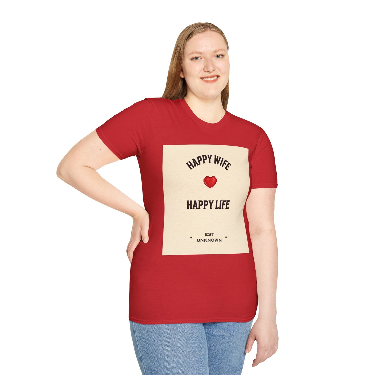 HAPPY WIFE / HAPPY LIFE  (T-SHIRT)