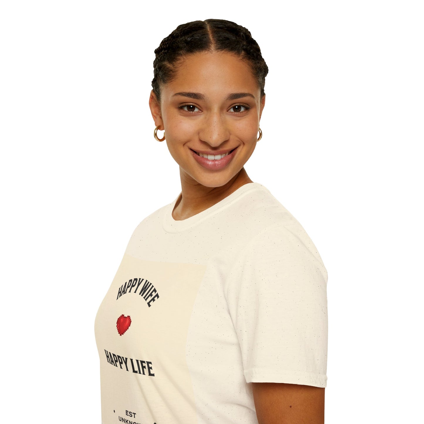 HAPPY WIFE / HAPPY LIFE  (T-SHIRT)