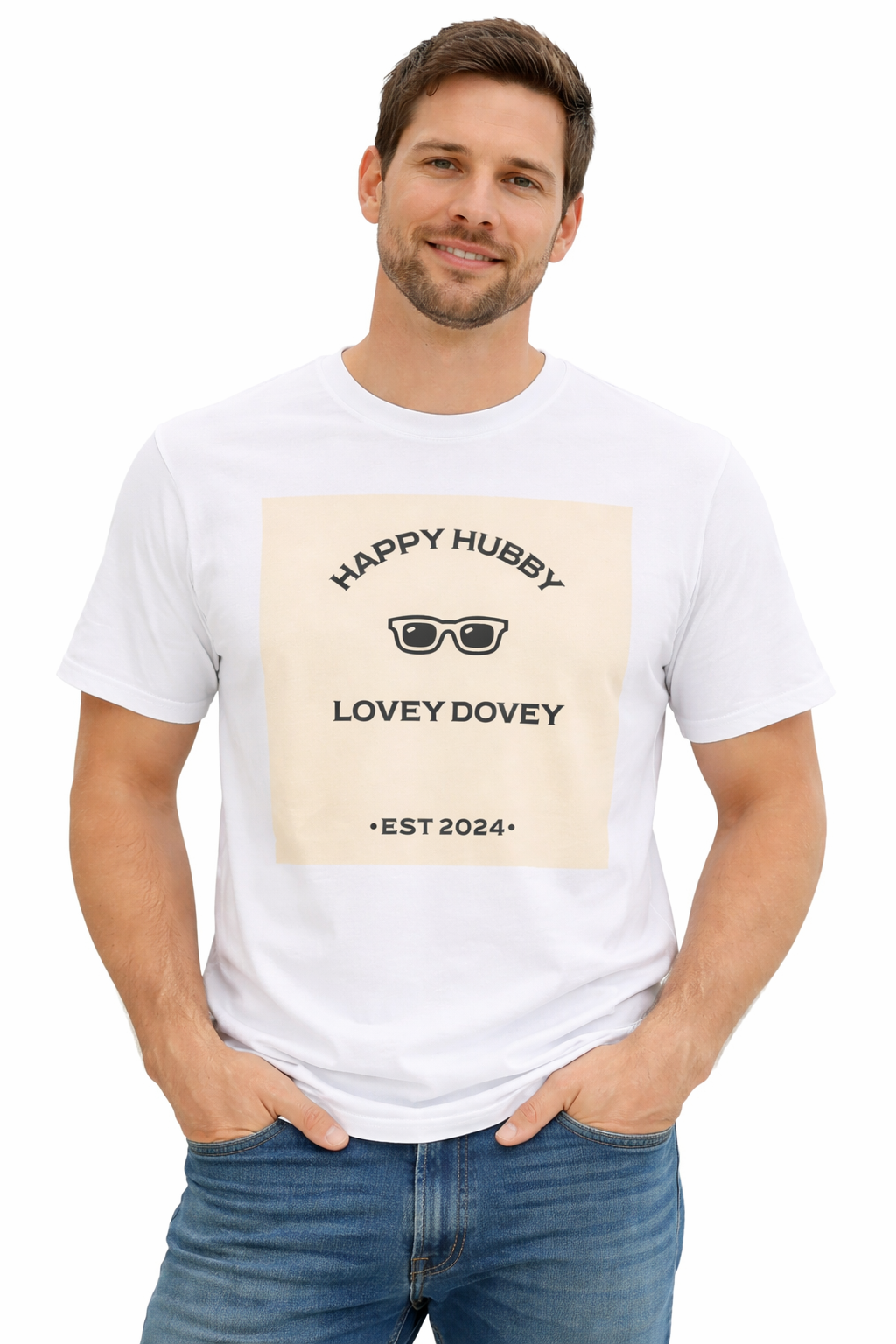 HAPPY HUBBY / LOVEY DOVEY (T-SHIRT)