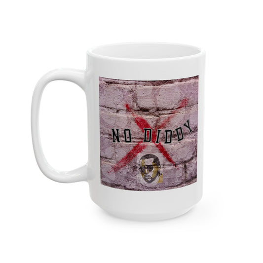 "NO DIDDY" (brick) COFFEE MUG (15oz)