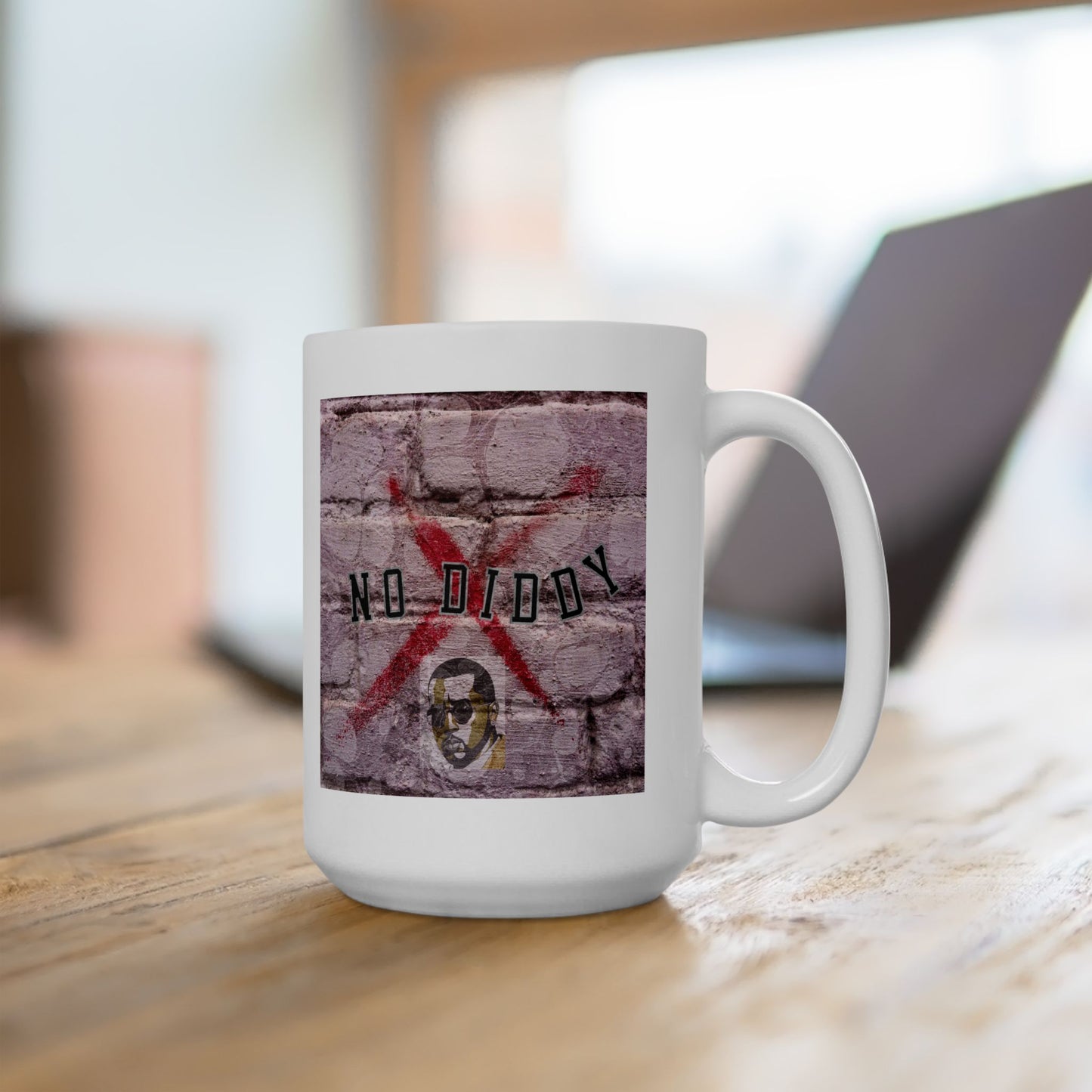 "NO DIDDY" (brick) COFFEE MUG (15oz)